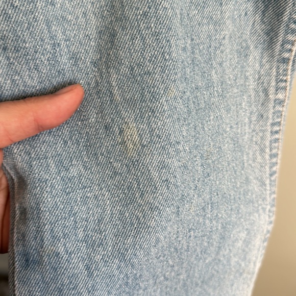 Levi's Vintage 619 Orange Tab Jeans 34X34 Light Wash - Picture 3 of 13